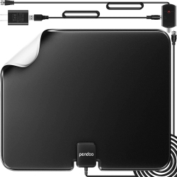 PENDOO Tv Antenna, HD Tv Antenna for Digital Tv Indoor, 90-130 Miles Range Indoor Tv Digital HD Antenna Support 4K HD