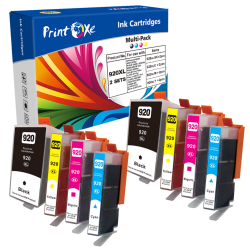 PRINTOXE ® 920Xl 8 Ink Cartridges 2 Sets 920 Compatible for HP for Officejet 6000 6500 A-I-O (Cb815A) 6500 (Cb057A) 6500A 7000 7500 7500A