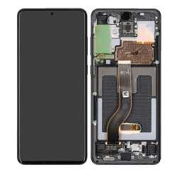 ESOURCE PARTS Replacement Oled Display Touch Screen Digitizer Assembly With Frame for Samsung Galaxy S20+ Plus 5G - Cosmic In Black