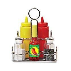 MELISSA & DOUG Let's Play House: Condiments Set In Basket