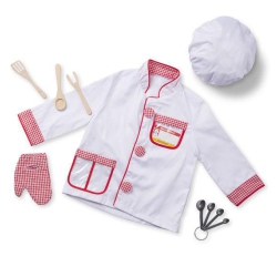 MELISSA & DOUG Pretend Play: Chef Role Play Dress-Up Set