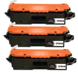 UNBRAND Toner4U - 3 Pack Compatible Cf294A Toner Cartridge for HP Printer HP94A Laserjet Pro M118Dw Laserjet Pro Mfp M148Dw Mfp M148Fdw Laserjet Pro