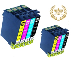 ULTRA INK 2 Sets Epson T200 Bk/m/y/c Inkjet Combo- Epson Printer Xp200/300/310/400/410/wf2520/2530/2540
