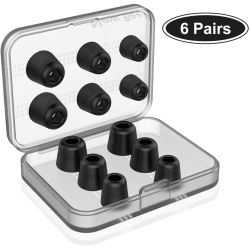 NEW BEE Super Soft Comfortable Foam Earphone Tips Replacement Earbud Tips Premium Memory Foam Earbuds Sound Blocking