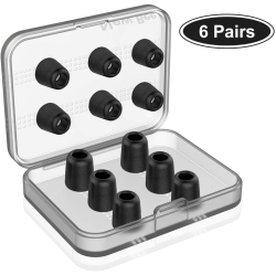 NEW BEE Super Soft Comfortable Foam Earphone Tips Replacement Earbud Tips Premium Memory Foam Earbuds Sound Blocking