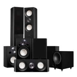 FLUANCE Reference Surround Sound Home Theater 7.1 Channel Speaker - Ash (X871Br) In Black