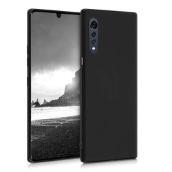 CSMART 【】 Ultra Thin Soft Tpu Silicone Jelly Bumper Back Cover Case for Lg Velvet 5G In Black