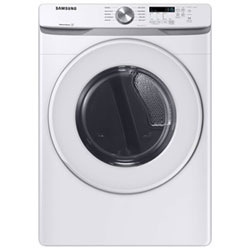 Sécheuse Électrique De 7,5 Pi³ De Samsung (Dve45T6005W/ac) - Blanc - Boîte Ouverte - Endommagé