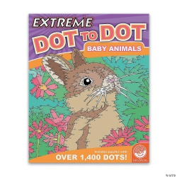 MINDWARE Extreme Dot to Dot Baby Animals