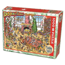 COBBLE HILL Doodletown: Elves At Work - 1000 PC Puzzle