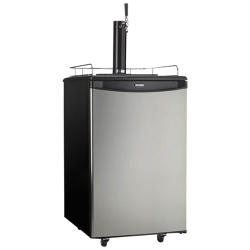 DANBY 1-Tap Freestanding Keg Cooler (Dkc054A1Bsldb) - Stainless Steel