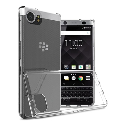 CSMART 【】 Ultra Thin Soft Tpu Silicone Jelly Bumper Back Cover Case for Blackberry Keyone Key One Key1, Clear