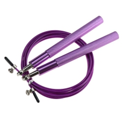 MSAN SOLUTIONS INC. Msan Fitness Premium Skipping Rope \w Aluminum Alloy Handles, Adjustable 3M Cable, Ultra-Smooth Ball Bearings And Anti Slip