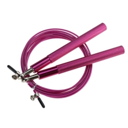 MSAN SOLUTIONS INC. Msan Fitness Premium Skipping Rope \w Aluminum Alloy Handles, Adjustable 3M Cable, Ultra-Smooth Ball Bearings And Anti Slip