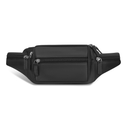 CHAMPS CANADA Classic Leather Waist-Pack-Black
