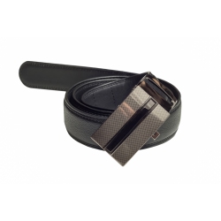CHAMPS Leather Automatic And Adjustable Belt In Black
