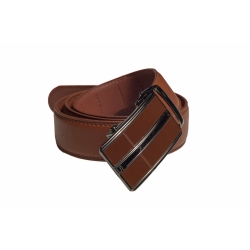 CHAMPS Leather Automatic And Adjustable Belt In Tan