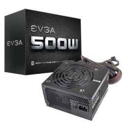 EVGA 100-W1-0500-Kr 500 W1, 80+ 500W, 3 Year Warranty, Power Supply 100-W1-0500-Kr In White
