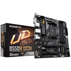 GIGABYTE B550M Ds3H Desktop Motherboard - Amd Chipset - Socket Am4