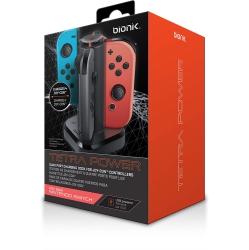 BIONIK Tetra Power Bnk-9019 Charging Dock for Nintendo Switch Joy-Con Controllers