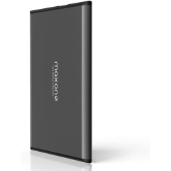 MAXONE 250GB External Hard Drive Portable - Ultra Slim 2.5" External HDD USB 3.0 for PC, Mac, Laptop, Chromebook - Charcoal In Grey