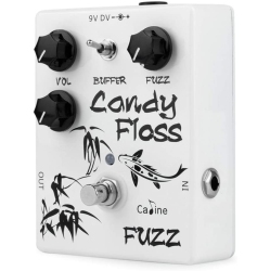 DOLAMO Guitar Pedal Caline Fuzz Pedal Candy Floss Guitar Effects Metal True Bypass Cp-42 In White