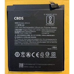 CBDS 4000Mah, 16.4 Wh Replacement Battery - Compatible With Xiaomi Redmi Note 4X Bn43 In Non-Retail Packaging