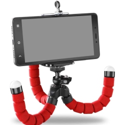 BDC Tripod Flexible Sponge Octopus Mini Tripod for Phone Mini Camera Tripods Phone Holder Clip Stand for Smart Phone