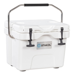 COSTWAY 16 Quart Cooler Portable Ice Chest Leak-Proof 24 Cans Ice Boxfor Camping