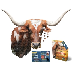 MADD CAP PUZZLES Madd Capp Puzzles - I Am Longhorn, 550 PC Puzzle