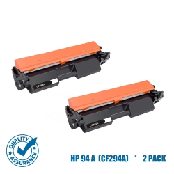 PRINTER PRO Compatible Replacement for 2 Pack HP 94A (Cf294A) Toner Cartridge for HP Printer Laserjet Pro Mfp M118Dw/m148Dw/m148Fdw/m149Fdw In Black