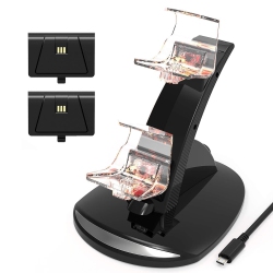 SAMA Charging Station 2 Pack Rechargeable Battery for Xbox Wireless Controller Kit One, One S, Elite Charging