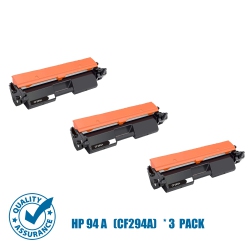 PRINTER PRO Compatible Replacement for 3 Pack HP 94A (Cf294A) Toner Cartridge for HP Printer Laserjet Pro Mfp M118Dw/m148Dw/m148Fdw/m149Fdw In Black