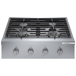 Bosch 30" 4-Burner Gas Cooktop (RGM8058UC) - Stainless Steel