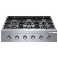 Bosch 36" 6-Burner Gas Cooktop (RGM8658UC) - Stainless Steel