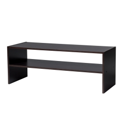 COSTWAY 3 PCs Stackable Shoe Rack 31-Inch Horizontal Organizer 2-Tier Storageshelf