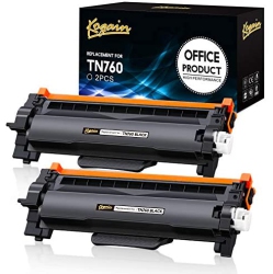 KOGAIN Replacement for Brother Tn760 Tn-760 Tn730 Toner Cartridge High Yield 2 Pack, Compatible With Brother Hl-L2350Dw