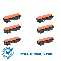 PRINTER PRO Compatible Replacement for 6 Pack HP 94A (Cf294A) Toner Cartridge for HP Printer Laserjet Pro Mfp M118Dw/m148Dw/m148Fdw/m149Fdw In Black