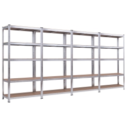 COSTWAY 71" Heavy Duty Storage Shelf Steel Metal Garage Rack 5 Level Adjustable Shelves