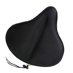 HLD Msdada Gel Bike Seat Cover, Extra Soft Wide Bicycle Cushion for Men Women, Comfortable Large Exercise Bike Saddle Cover Fits