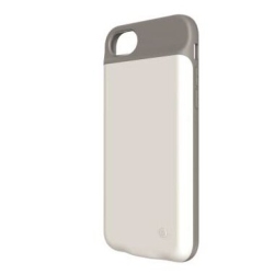 SPEZE Topsave Portable Power Case Rechargeable Backup Case for Iphone 7+, 8+ In White