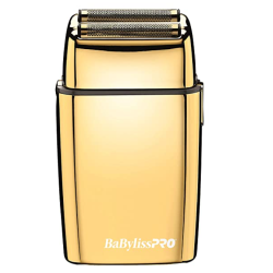 BABYLISSPRO Foilfx Metal Double Foil Shaver #fxfs2G In Gold