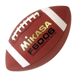 MIKASA F6006 Composite Leather Football - Advanced Cover And Dual Locking Lacets Ball, Junior Size 6