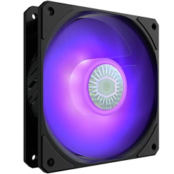 COOLER MASTER Sickleflow 120 RGB Square Frame Fan With Customizable Leds, Air Balance Curve Blade Design, Sealed Bearing