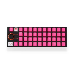 TAI-HAO Rubber Keycap Set Compatible With All Mx Types Keyboards Us Layout - - 42 PCs In Pink