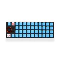 TAI-HAO Rubber Keycap Set Compatible With All Mx Types Keyboards Us Layout - Neon - 42 PCs In Blue