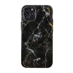 UUNIQUE LONDON Nutrisiti Eco Printed Iphone: 12, 12 Pro Plastic Fitted Hard Shell Case – In Black