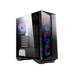 MSI Mpg Gungnir 110R Mid-Tower PC Gaming Case – Tempered Glass Side Panel – RGB 120MM Fan – Liquid Cooling Support Up to 360MM Radiator