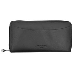 Club Rochelier RFID Genuine Leather Card Holder Wallet - Black