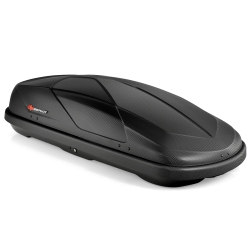 COSTWAY Goplus 14 Cubic Feet Cargo Box Dual-Sided Opening Car Roof Box Rack Mount Carrier